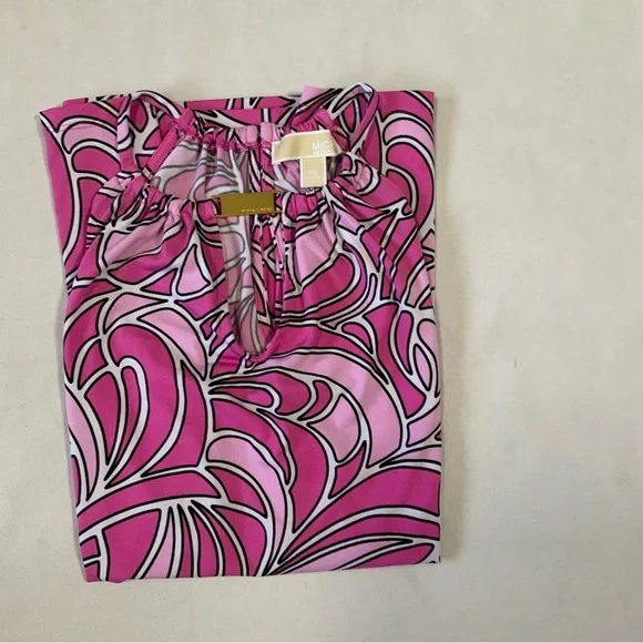 MICHAEL Michael Kors Sleeveless Top With Hardware Plaque At Neckline Size XS - Picture 4 of 6